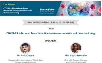 Thermo Fisher Scientific to host webinar on Covid-19 end-to-end solutions Thermo Fisher Scientific