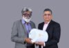Shycocan launched in UAE to help curb Covid-19 Dr Rajah Vijaya and Alok Sharma with the Shyocan virus attentuation device Photo Shyocan