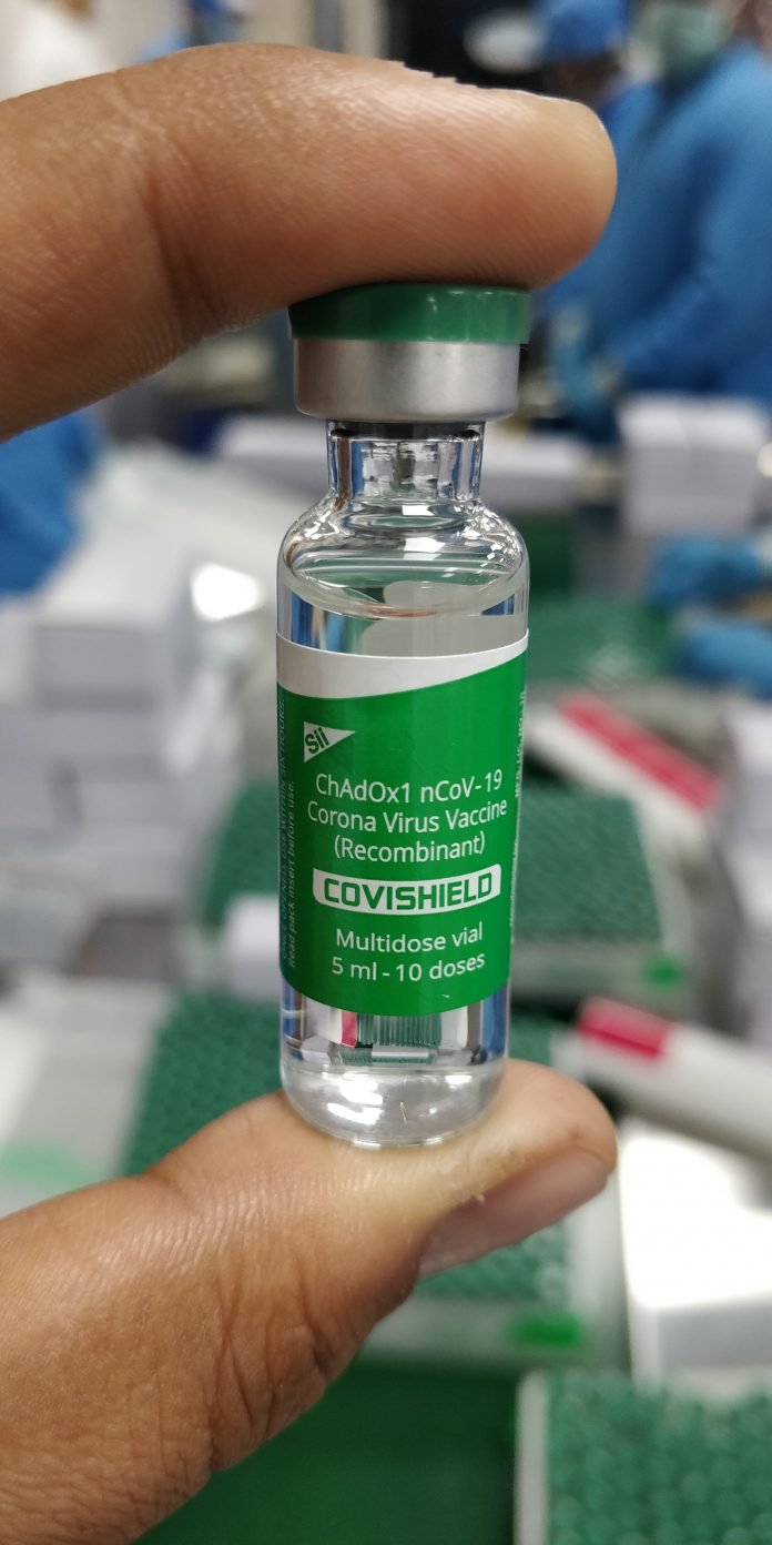 Covishield vaccine filled in SCHOTT KAISHA's Type-1 tubular glass vials Serum