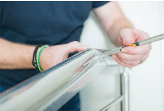 Sanitized adhesive film Sanitized treated adhesive film