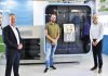 Oxipack’s The Rotary for micro-leak detection Wico Reineman (B&R), Pim Jobse (Oxipack) and Wardo Dietrich (Machinefabriek Geurtsen) are proud to present The Rotary, which detects microscopic leaks without harming the product