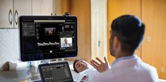 Diagnosis is easier with Philips tele-ultrasound technology Philips tele-ultrasound technology enables clinicians to collaborate over virtual chat for diagnosis Photo: Philips
