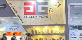 AG Poly Packs at PackPlus 2022 in New Delhi Gaurav Daga, director of AG Poly Packs showcases a wide range of caps & closures at the PackPlus 2022. Photo PSA