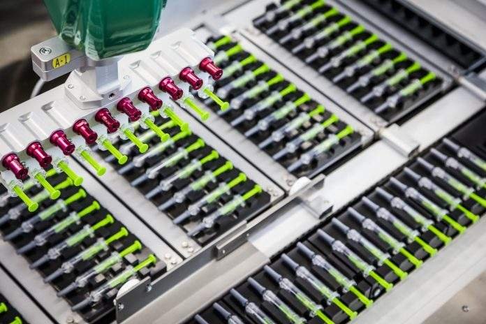 Marchesini Group syringe packaging Photo Marchesini