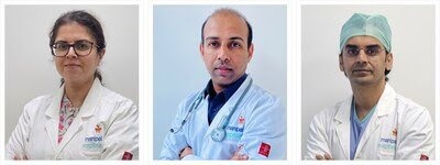 (Left To Right) Dr. Leena Balachandar, Dr. Gurudutt A V, Dr. M V Uday Shankar breathing