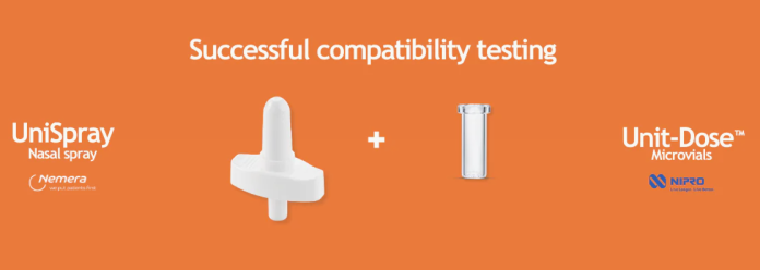 Nipro and Nemera prove compatibility of Unit-Dose Microvials and UniSpray Nipro and Nemera prove compatibility of Unit-Dose Microvials and UniSpray