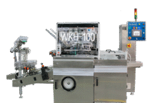 Elmach’s WKH-100 intermittent cartoner for pharma and cosmetic packaging ELMACH