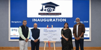 Sankara Eye Hospital Bengaluru;s advanced digital training gub with Orbis sankara